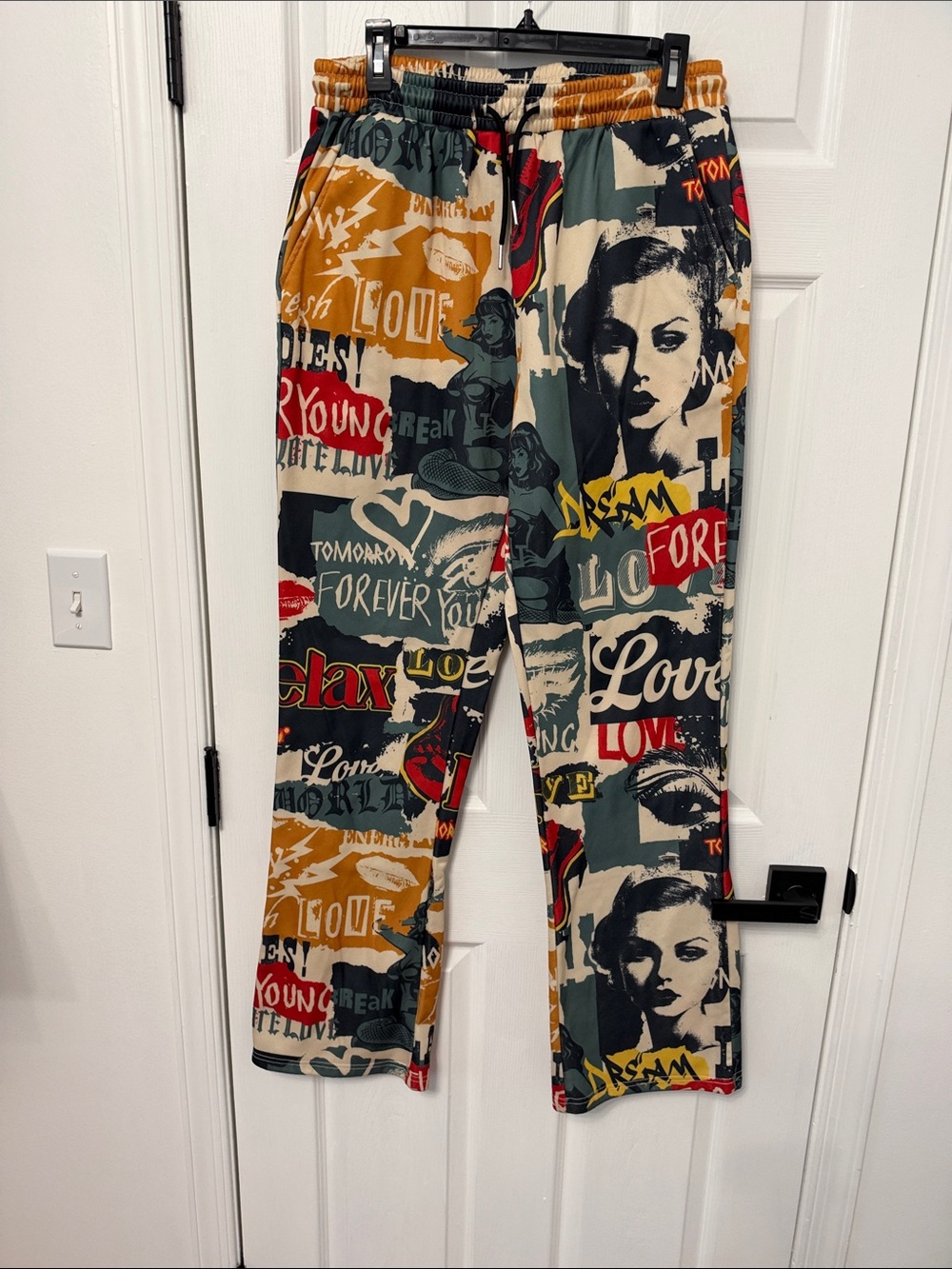 Men's Graphic Jogger Pants in Multi Color